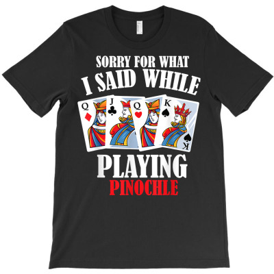 Funny Pinochle Player Gift   Pinochle Card Game T Shirt T-shirt Designed By Madeltiff