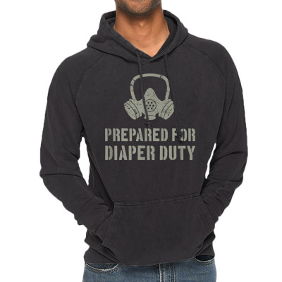 New Dad Prepared For Diaper Duty Funny T Shirt Vintage Hoodie Designed By Tidehunter