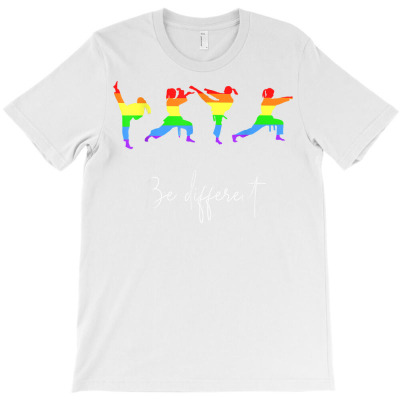 Be Different Karate Girl Lgbtq Bi Pan Love Trans Lesbian T Shirt T-shirt Designed By Smykowskicalob1991