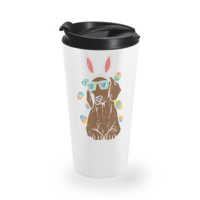 Dachshund Bunny Ears Glasses Eggs Cute Easter Wiener Dog T Shirt Travel Mug Designed By Shyanneracanello