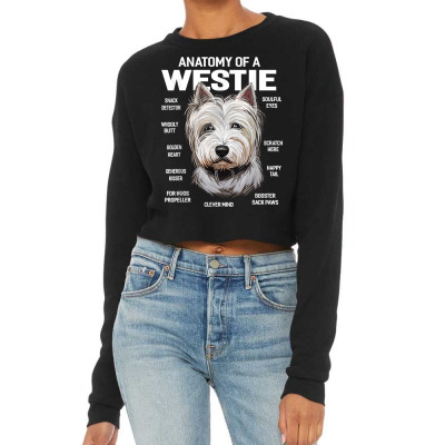 Dogs 365 Anatomy Of A West Highland White Terrier Dog Gift T Shirt Cropped Sweater Designed By Ebertfran1985