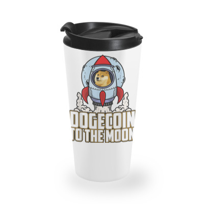 Dogecoin To The Moon Tee Shirt Doge Shiba Rocket Men Kids T Shirt Travel Mug Designed By Jermonmccline