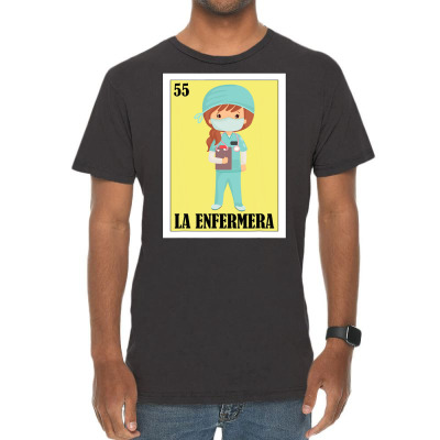Nurse Hero Lottery Gift   Mexican Lottery La Enfermera T Shirt Vintage T-shirt Designed By Kretschmerbridge