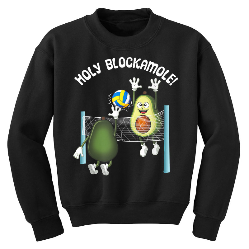 Holy Blockamole! Guacamole Player Blocker Volleyball T Shirt Youth Sweatshirt by darelychilcoat1989 | Artistshot