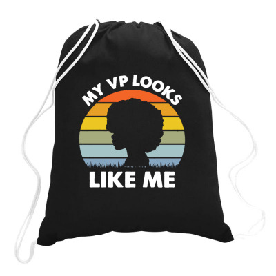 My Vp Loock Like Me Tee Drawstring Bags Designed By Blackstone