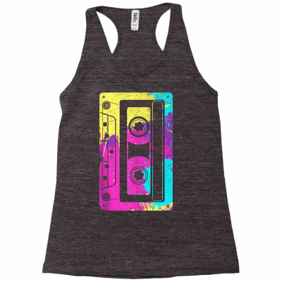 Cassette Tape Mixtape 80s And 90s Costume Tank Top Racerback Tank Designed By Angelviol