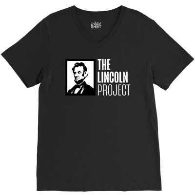 The Lincoln Project V-neck Tee Designed By Loye771290