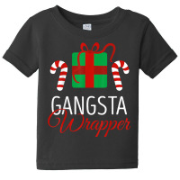 Funny Christmas Pajama Gangsta Wrapper Christmas T Shirt Baby Tee | Artistshot