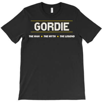 Gordie The Man The Myth The Legend  Men Boys Name   Funny T Shirt T-shirt Designed By Belenfinl