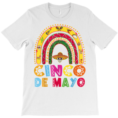 Mexican Fiesta Cinco De Mayo Rainbow Costume Boys Girls Kids T Shirt T-shirt Designed By Vaughandoore01