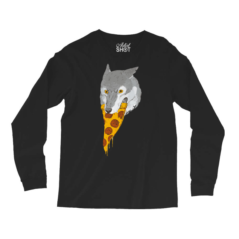 Pizza Wolf Long Sleeve Shirts | Artistshot