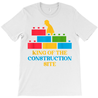Kind Of Construction Site Master Builder Big Building Blocks T Shirt T-shirt Designed By Madeltiff
