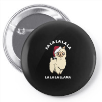 Fa La La La La Llama Cute Christmas Pin-back Button | Artistshot