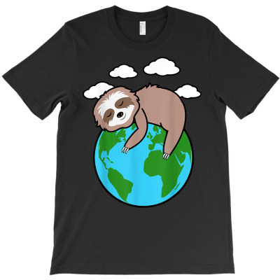 Mother Earth Sloth Pro Environment Cool Earth Day Lover Gift T Shirt T-shirt Designed By Vaughandoore01