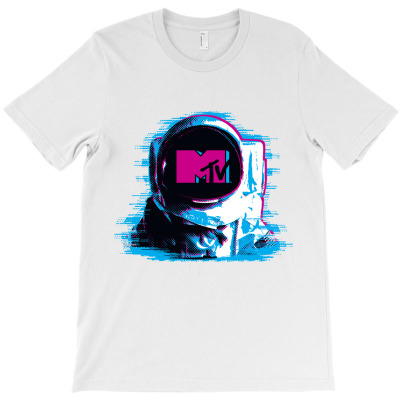 Mtv Vma Astronaut Static Tech Logo Helmet Long Sleeve T Shirt T-shirt Designed By Vaughandoore01