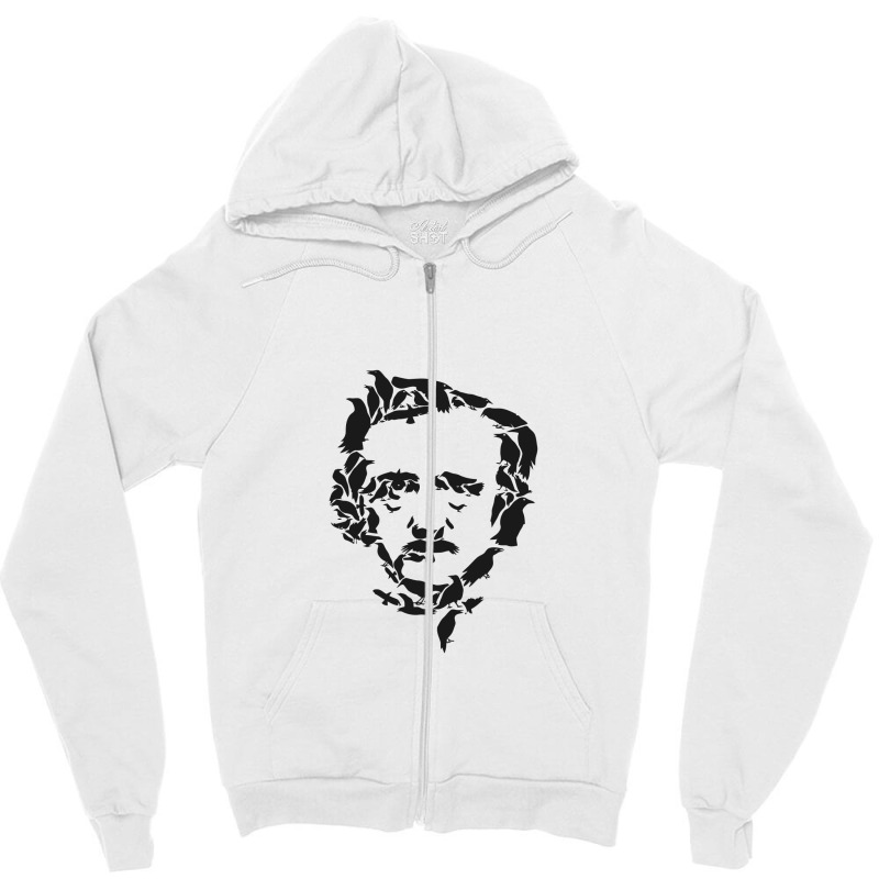 Poe Etic Zipper Hoodie | Artistshot