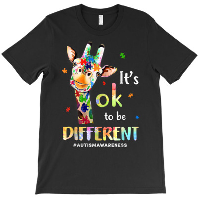 Autism Awareness Acceptance Women Kid Its Ok To Be Different T Shirt T-shirt Designed By Belenfinl