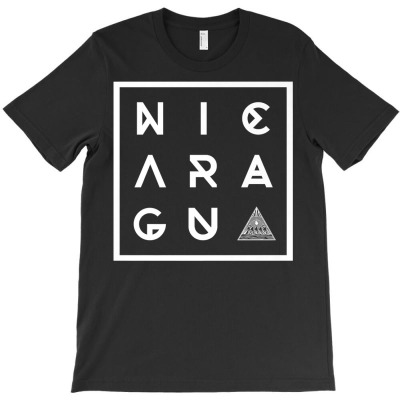 Geometric Nicaragua Premium T Shirt T-shirt Designed By Naythendeters2000
