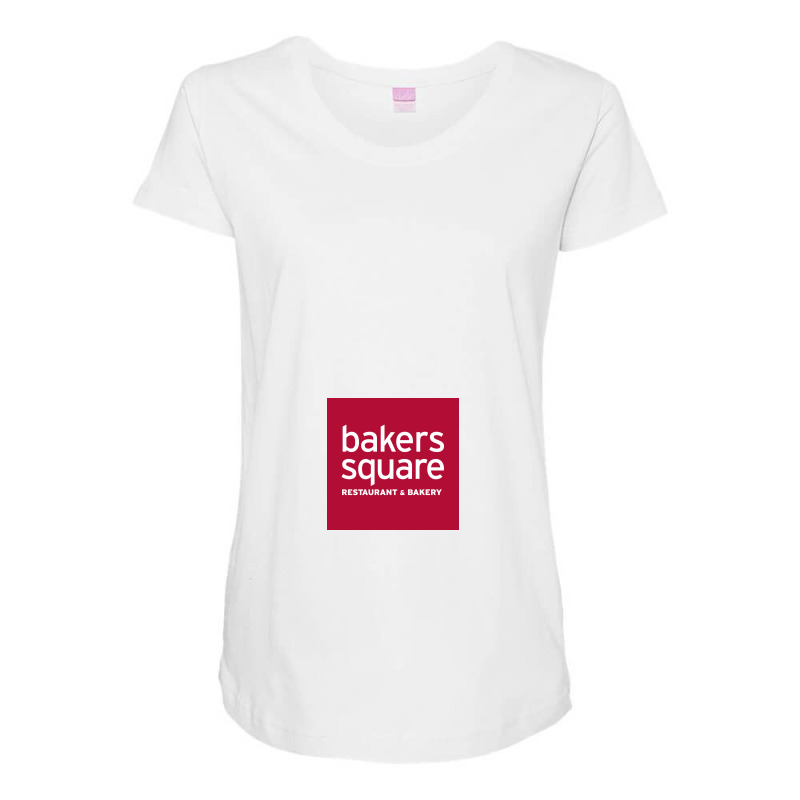 Bakers Square Maternity Scoop Neck T-shirt by lalin | Artistshot