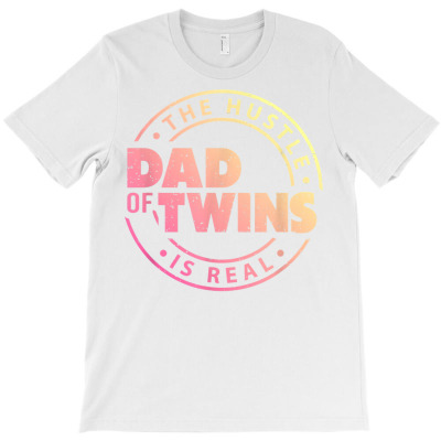 Mens Dad Of Twins Shirt Funny New Dad To Be Tired Love Proud Cute T Sh T-shirt Designed By Moniqjayd