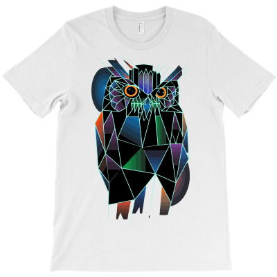 Polygonal Owl T-shirt Designed By Nurmala Siti