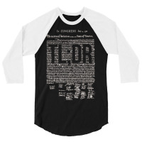 Political Illiteracy 3/4 Sleeve Shirt | Artistshot