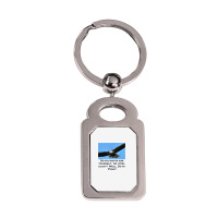 Bald Eagle Intimidating Stare Of The Eyes Of Eagle T Shirt Silver Rectangle Keychain | Artistshot