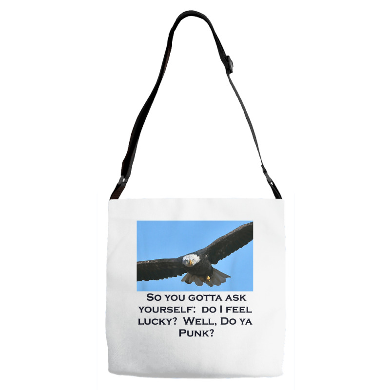 Bald Eagle Intimidating Stare Of The Eyes Of Eagle T Shirt Adjustable Strap Totes | Artistshot