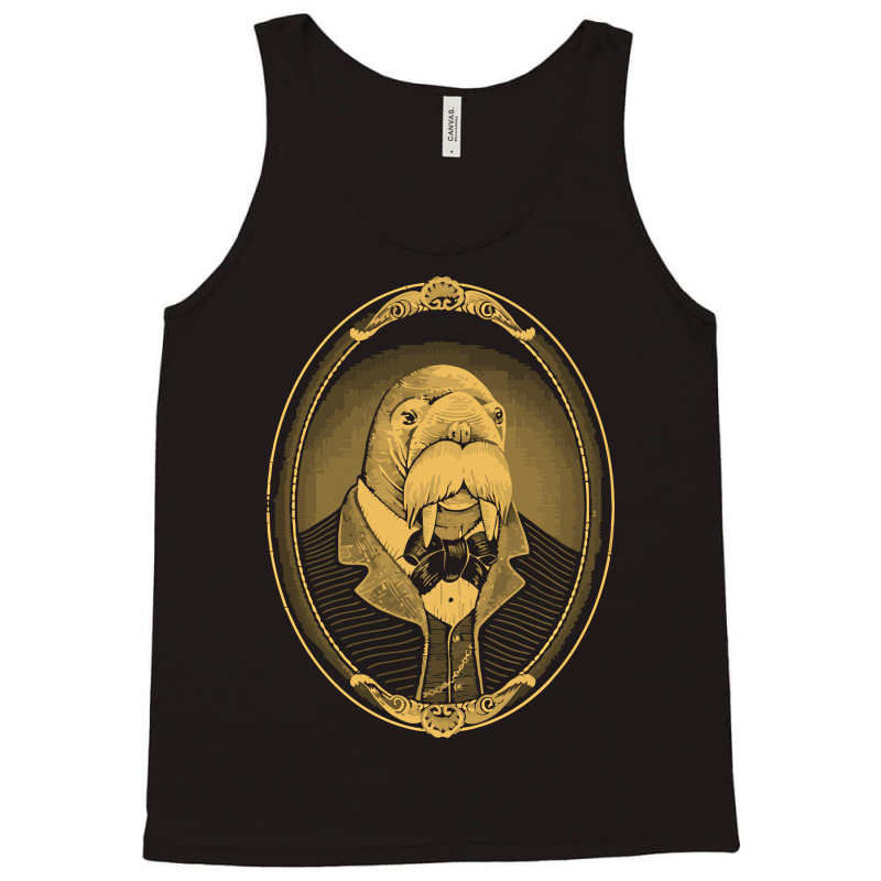 Portrait Of The Walrus As A Young Man Tank Top | Artistshot