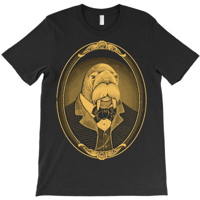 Portrait Of The Walrus As A Young Man T-shirt Designed By Nurmala Siti