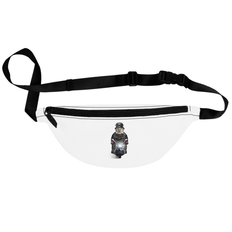 Bald Eagle Riding Motorcycle   T Shirt Fanny Pack | Artistshot