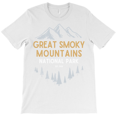 Great Smoky Mountains Sweatshirt Vintage National Park T-shirt Designed By Naythendeters2000