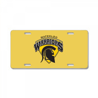 Waterloo Warriors License Plate | Artistshot