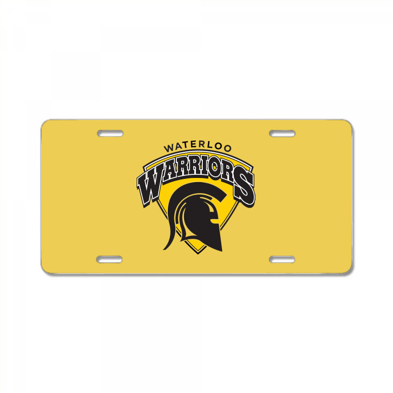 Waterloo Warriors License Plate | Artistshot