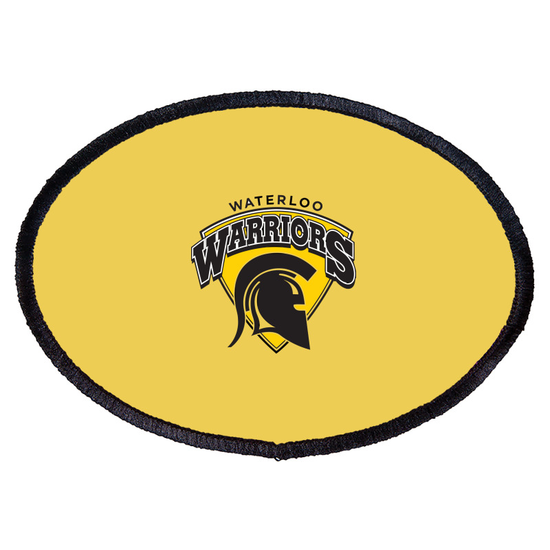 Waterloo Warriors Oval Patch | Artistshot