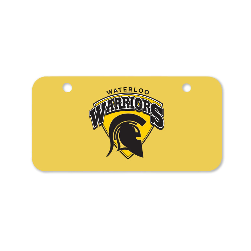 Waterloo Warriors Bicycle License Plate | Artistshot