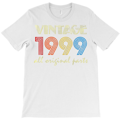 Vintage 1999 Funny 23 Years Old Men And Women 23th Birthday T Shirt T-shirt Designed By Carlakayl