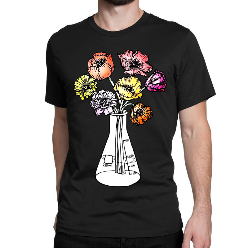 Erlenmeyer Bouquet Classic T-shirt by Blees Store | Artistshot