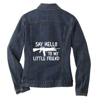 Little Friend Ladies Denim Jacket | Artistshot