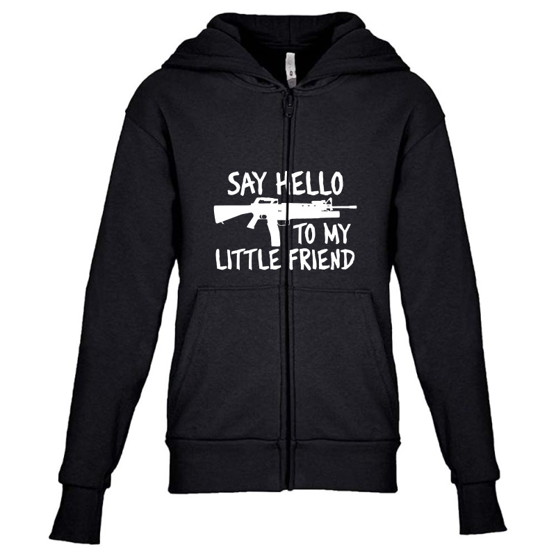 Little Friend Youth Zipper Hoodie | Artistshot