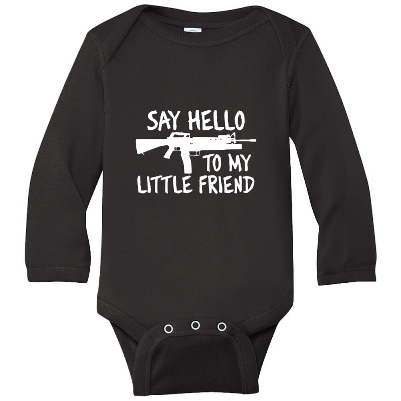 Little Friend Long Sleeve Baby Bodysuit | Artistshot