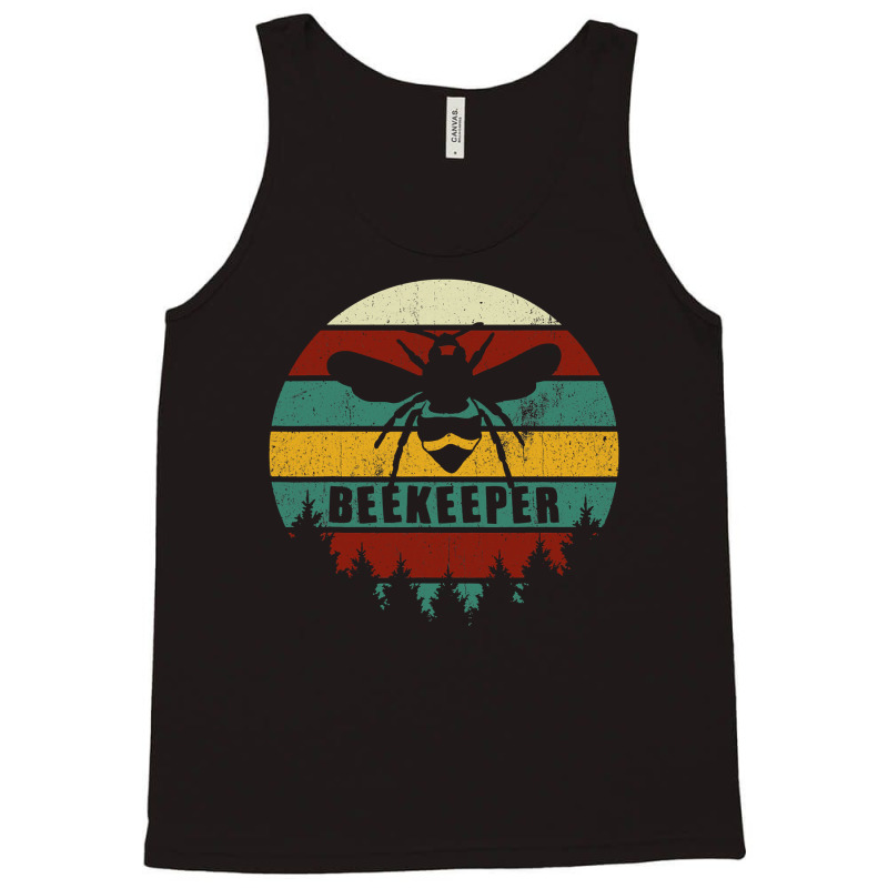 Bee Beekeeper Retro Vintage Beekeeping Honey Bees Queen Bee Gift 109 H Tank Top | Artistshot