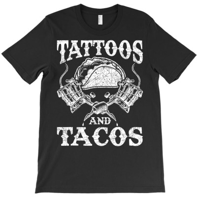 Mexican Food Tacos Mexico Tattoo Artist Tattoo T Shirt T-shirt Designed By Falongruz87