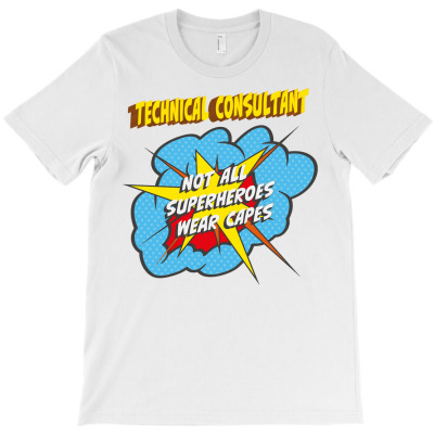 Technical Consultant Funny Superhero Job Long Sleeve T Shirt T-shirt Designed By Annabmika