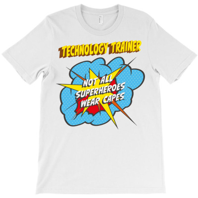 Technology Trainer Funny Superhero Job Long Sleeve T Shirt T-shirt Designed By Annabmika