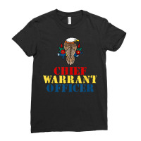 Chief Warrant Officer Color Eagle T Shirt Ladies Fitted T-shirt | Artistshot