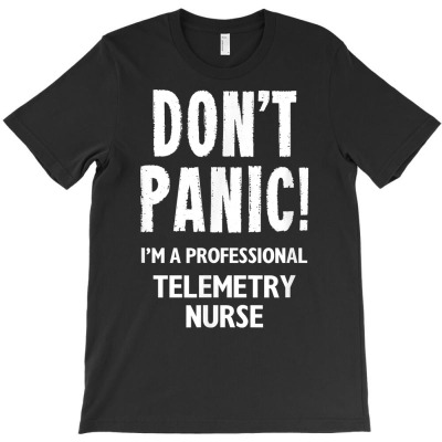 Telemetry Nurse T Shirt T-shirt Designed By Annabmika