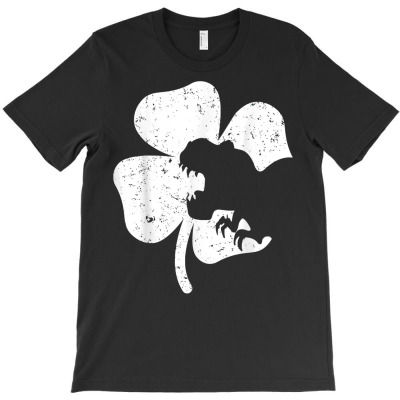 Kids Dinosaur Shamrock St Patrick's Day T Shirt T-shirt Designed By Rainaanik