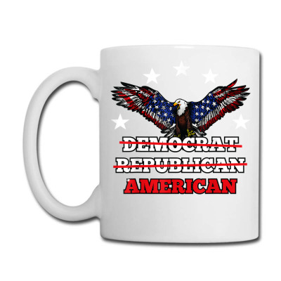Democrat  Republican  American Usa Eagle T Shirt Coffee Mug Designed By Sand King