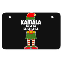 Kamala La La La Elf Christmas Holiday Atv License Plate | Artistshot